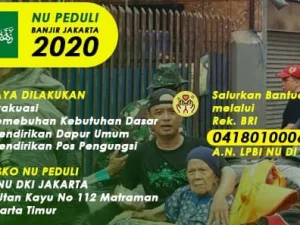 Tim NU Peduli Buka Posko Banjir di Enam Titik, Posko Utama di PWNU DKI Jakarta