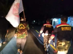 Dari Bali, Anggota Banser Buleleng Jalan Kaki ke Ponpes Salafiyah Syafiiyah Sukerejo Situbondo