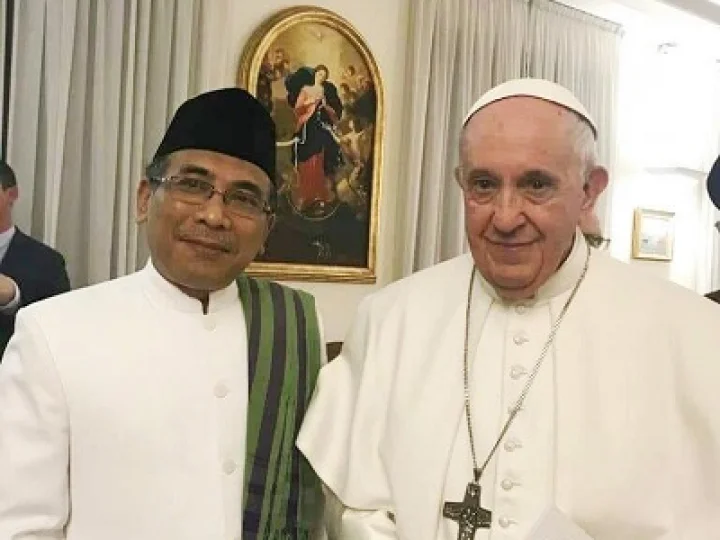 Temui Paus Fransiskus, Gus Yahya Ajak Tokoh Agama Dunia untuk Selesaikan Konflik