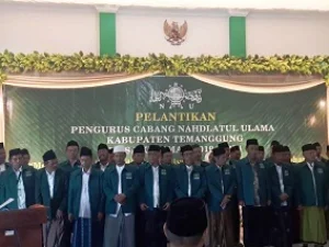 Pelantikan PCNU Temanggung Angkat Tema Kemandirian Jam’iyyah