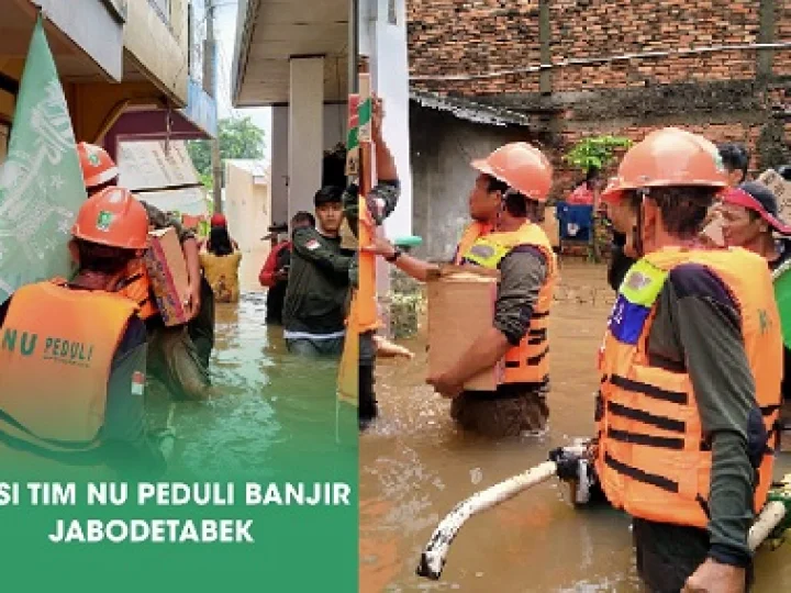 NU Peduli Korban Banjir Jabodetabek