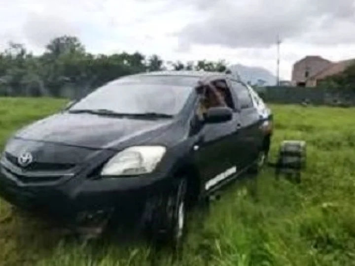 Kreatif, Toyota Vios Ini Disulap Jadi Traktor untuk Bajak Sawah