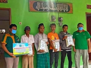 Dampak Corona, NU Peduli Covid-19 Cilacap Salurkan 1 Kwintal Beras dan Telur