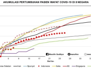 Covid-19: Indonesia (3), Kurva Pasien Wafat yang Mulai Melandai