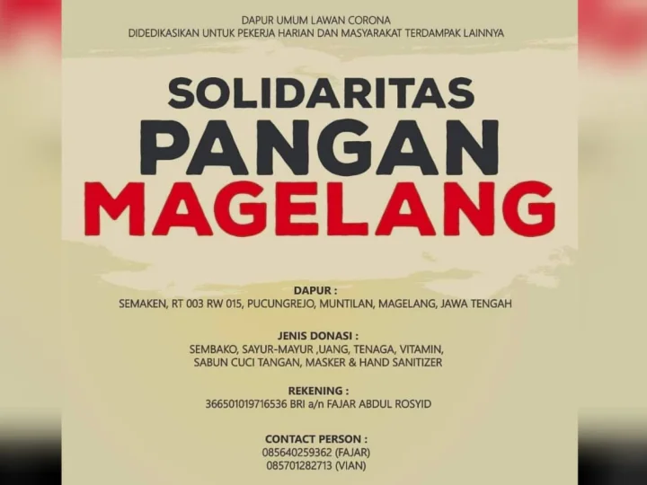 Solidaritas Pangan di Tengah Pandemic Sars-Cov 2