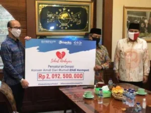 Bersama LazisNU, Didi Kempot dan Kompas TV Salurkan Donasi Sobat Ambyar Peduli COVID-19