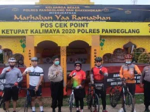 Jelang Hari Raya Idul Fitri Kapolda Banten Tinjau Pos Check Point dan Mako Polres Pandeglang