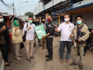 Satgas NU Peduli Covid-19 Bersama Unicef Galakkan Car of Covid-19 di Pasar