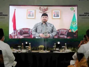 Kemenag Launching Gerakan Wakaf Uang ASN, Menag: Manfaatnya Bisa Dirasakan Umat