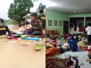 Gerak Cepat, Ansor-Banser Bantu Evakuasi Korban Banjir di Kalsel
