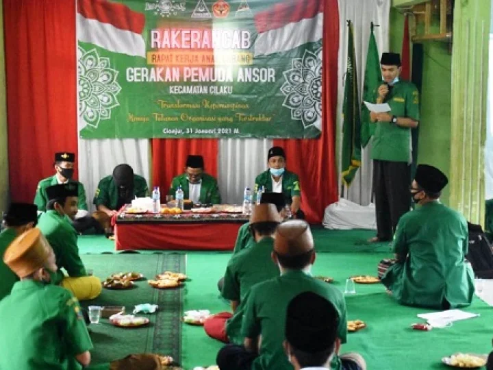 Konsolidasi Organisasi, GP Ansor Cilaku Gelar Rapat Kerja