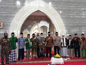 Bangun Sinergi, GP Ansor Pacet dan Cipanas Kunjungi Kapolsek