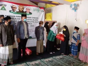 Syukuran Pelantikan, PAC IPNU-IPPNU Cisarua Bogor Santuni Yatim Piatu