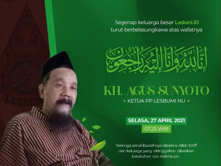 Penulis Atlas Wali Songo KH. Agus Sunyoto Meninggal Dunia