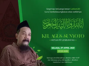 Penulis Atlas Wali Songo KH. Agus Sunyoto Meninggal Dunia
