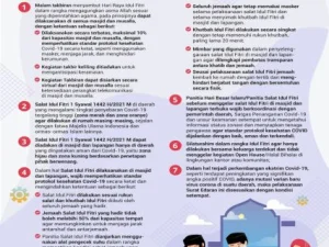 Cegah Perluasan Wabah Covid 19, Kemenag Terbitkan Panduan Sholat Idul Fitri 1442 H