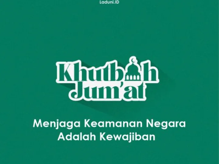 Khutbah Jumat: Menjaga Keamanan Negara adalah Kewajiban
