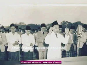 Tahun 1950 M: Ketika Kyai Wahid Menjadi Imam Shalat Id, Makmumnya Bung Karno, Bung Hatta, dan Seluruh Pejabat Negeri