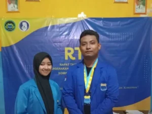 Reza Pahlevi-Kistiani Terpilih Sebagai Ketua Komisariat dan Kopri PMII STMIK Masa Khidmat 2021-2022