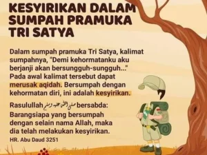 Kesyirikan Dalam Sumpah Pramuka