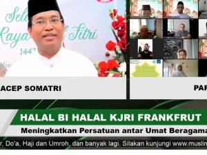 KJRI Frankfurt Jerman gelar Halal Bihalal Virtual