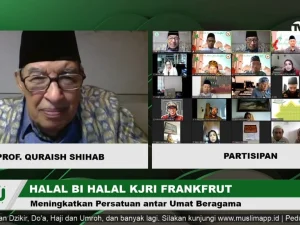 M. Quraish Shihab: Halal Bihalal Berasal dari Tiga Huruf “HA E’ EL”