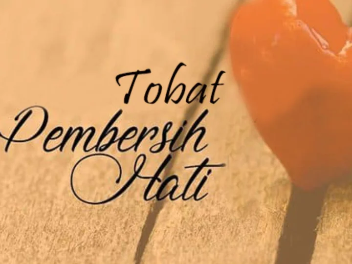 Tobat Pembersih Jiwa