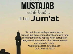 Hari Jum’at, Waktu Mustajabah Berdoa