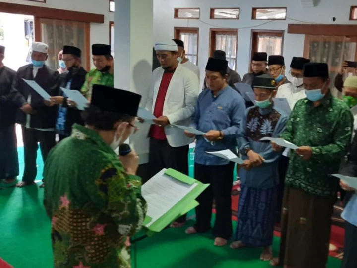 Alhamdulillah, Ranting NU Se-Kecamatan Pacet Cianjur Dilantik