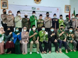 Bahas Sinergitas, Kapolres Kunjungi PCNU Cianjur
