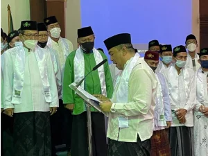 Lantik Seluruh Pengurus MWC dan Ranting NU, Gus Syaifuddin: Kekompakkan Harus Selalu Ditonjolkan