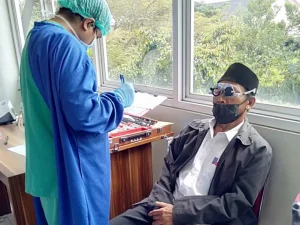 LKNU Cianjur Gelar Baksos Pemeriksaan Mata Gratis
