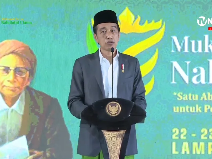 Muktamar ke-34 Nahdatul Ulama di Lampung Resmi Dibuka Presiden Jokowi