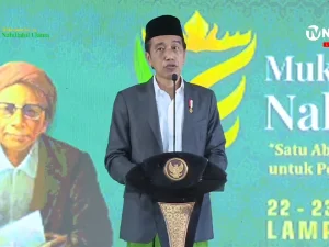 Muktamar ke-34 Nahdatul Ulama di Lampung Resmi Dibuka Presiden Jokowi