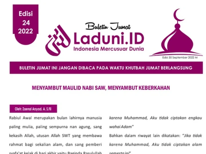 Buletin Jumat Laduni.ID Edisi 24
