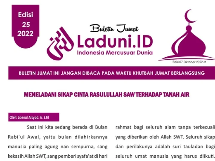Buletin Jumat Laduni.ID Edisi 25