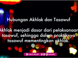 Hubungan Akhlak dan Tasawuf Dalam Islam