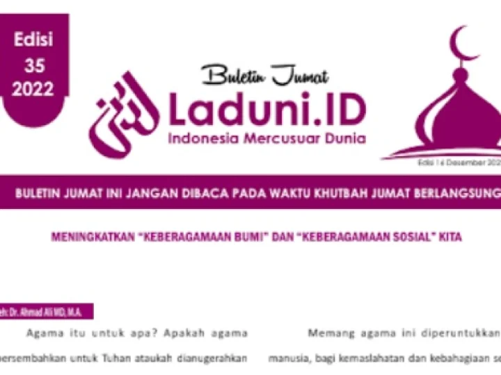 Buletin Jumat Laduni.ID Edisi 35: Meningkatkan Keberagamaan Bumi dan Keberagamaan Sosial