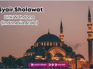 Wahdana Lirik Indonesia Arab, Syair Lagu