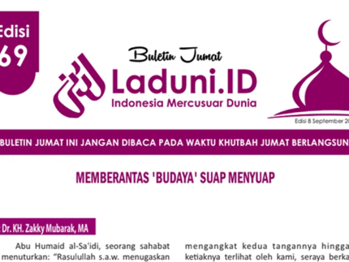 Buletin Jumat Laduni.ID Edisi 69: Memberantas Budaya Suap Menyuap