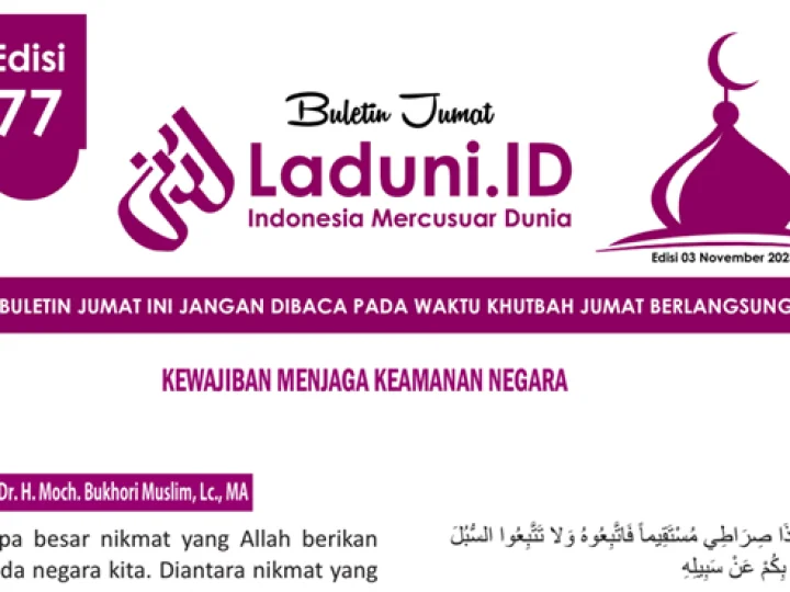 Buletin Jumat Laduni.ID Edisi 77: Kewajiban Menjaga Keamanan Negara