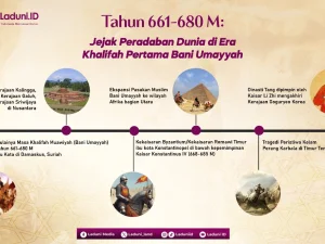 Tahun 661-680 M: Jejak Peradaban Dunia di Era Khalifah Pertama Bani Umayyah