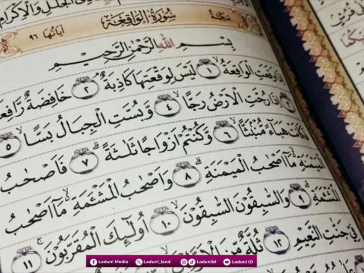 Keutamaan Amalan Membaca Surat Waqi’ah sebagai Penghalang Kefakiran