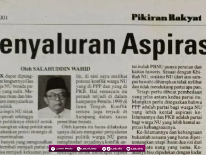 Membaca Kembali Tulisan KH. Salahuddin Wahid Berjudul 