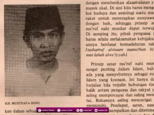 Membaca Kembali Tulisan KH. A. Musthafa Bisri  Berjudul 