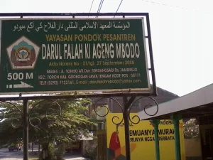 Pesantren Darul Falah Ki Ageng Mbodo Grobogan