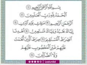 Hizib Fatihah (Surat Al-fatihah dan Do'a nya)