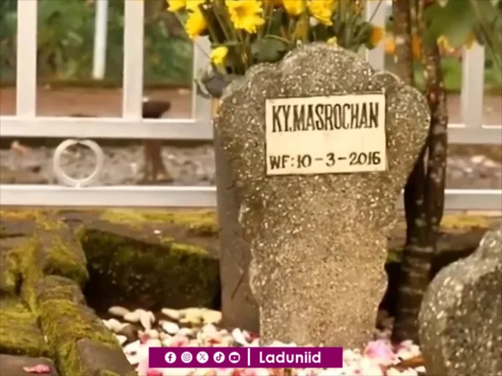 Ziarah di Makam KH. Masrochan Pendiri Pesantren Durrotu Aswaja (PPDA) Gunungpati, Semarang