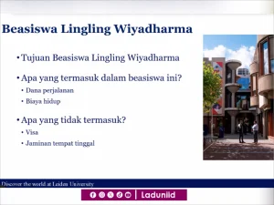 Tenggat 1 Februari 2026, Fellowship Lingling Wiyadharma Ajak Peneliti Indonesia ke Belanda