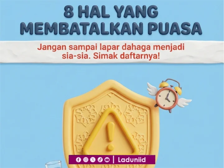 8 Perkara yang Membatalkan Puasa